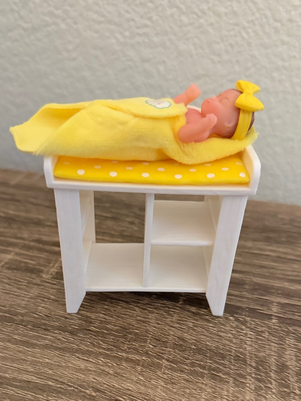 My Mini Baby with Yellow Changing Table Set Series 1